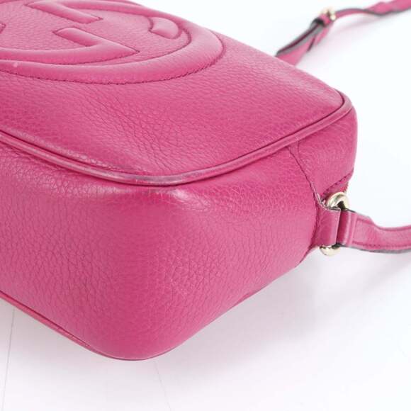 Gucci Soho Small Disco 308364 Leather Shoulder/Crossbody Bag with Tassel, Wom... - Picture 4 of 9